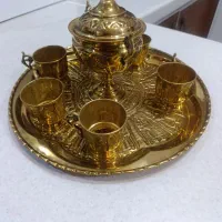 انگاره و سینی و قندان برنز نو استفاده نشده