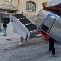 کارگر اسباب کشی منزل بسته بندی و بارگیری