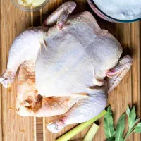 کالابرگ،مرغ گرم ران گوساله چرخکرده