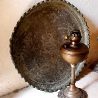 سینی کنگره دار قدیمی،گر سوز اسانسوری
