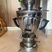 سماور نفتی قدیمی پایه برنجی