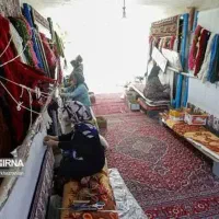 بافنده قالی دستبافت