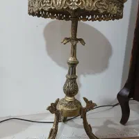میز دکوری برنز  (سنگین وزن )نو نو با سنگ مرمر