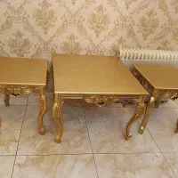 میز جلو مبلی وعسلی لاکچری  در حد نو چوب راش