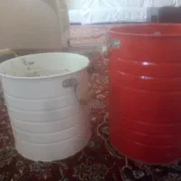 گلدان فلزی ورق گالوانیزه