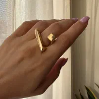 انگشتر بنگل آینه ای بدون اجرت