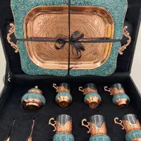 ظروف چایخوری فیروزه کوب