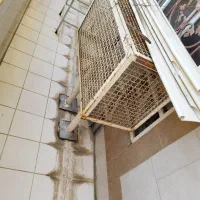 سطل زباله آهنی دو قلو