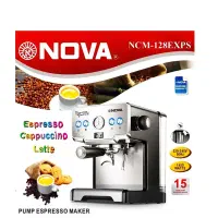 اسپرسوساز نیمه صنعتی 1.7 لیتری نوا مدل NCM-128EXPS