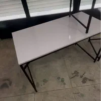 میز تحریر و میز کامپیوتر چوب و فلز سنگین