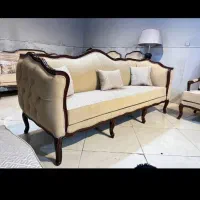 مبلمان فرانسوی چستر راش و گردو ۲۰۲۶