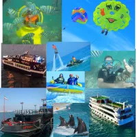 تفریحات جُنگ کشتی پاراسل غواصی و...