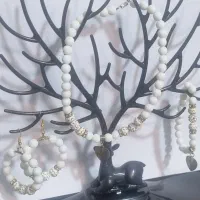 ست و دستبند مروارید کشی رو مانتویی