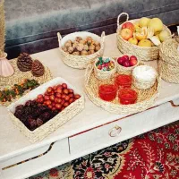 سبد و پیاله و ظروف حصیری