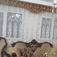 پرده پذیرایی  پارچه ترک درحدنو