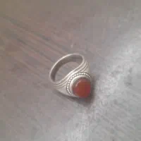 انگشتر عقیق  حرزدار قدیمی