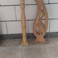 پایه خراطی شده چوبی