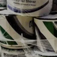 ۱۱ عدد نوار تیپ زیر پلاستیکی و مقداری پلاستیک