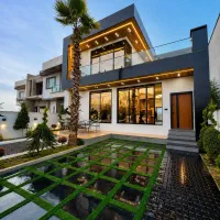 ویلای-لوکس-400m-استخردار-سند-روف-مدرن-و-نمای-خاص