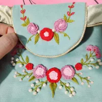 سفارش گیره و جانماز و کلاه و ... گلدوزی شده