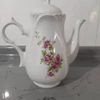 قوری مجلسی طرح گل رز (بدون کوچکترین آسیب)