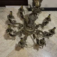 لوستر بزرگ برنز هشت شاخه