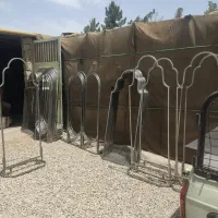 قاب آینه آینه گنبدی دکوری فلزی ترولی استند رگال