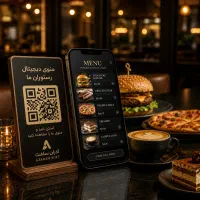 منوی دیجیتال QR Code ویژه رستوران و کافه