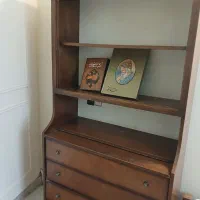 کتابخانه تمام چوب دارای ۴ کشو