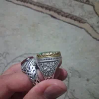 چهار عددانگشتر نقره دست ساز