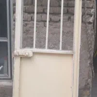 درب انباری نخودی نرده ای