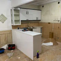 نصب برچسب کمد و کابینت