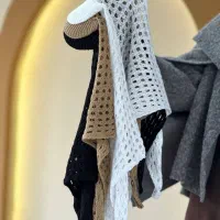 کلاه روسری نقاب دار قلاب باف