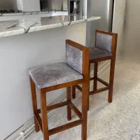 صندلی کانتر چوبی