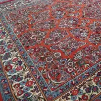 فرش دستبافت- دسته گلی آمریکایی