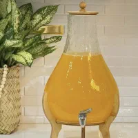 کلمن شیشه ای گلابی