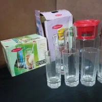 پارچه و لیوان    و لیوان اوپال فرانسوی  و چینی