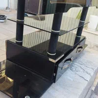 میز تلویزیون شیشه ای