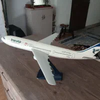 ماکت هواپیما فلزی بزرگ قدیمی عتیقه  ایران آیر هما