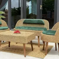 صندلی و میز حصیری