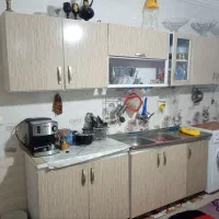 یک دست کامل کابینت با سینک ظرف شو