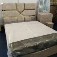 سرویس خواب دونفره شیک پازل کامل باکفی