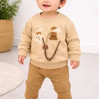 ست عروسکی بامزه + شلوار اسپرت خوش‌فرم