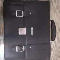 کیف چرم اداری کاتر پیلار CATERPILLAR مشکی
