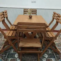 میز و صندلی تاشو ۶ نفره
