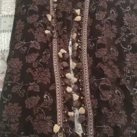 دو عدد شال پرده مخمل