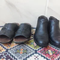 کفش چرم مردانه چلسی و دمپایی چرمی