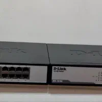 دو عدد سوئیچ ۱۶ پورت 10/100 D-Link