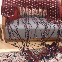 اویز پرده دست بافت فرش