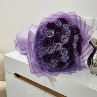 انواع دسته گل های ربانی جاودان ساده و شاین دار